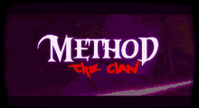 a purple background with the words method the claw