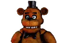 a cartoon of a teddy bear with a wolf head