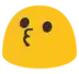 a yellow smiley face with two black circles on it 's eyes and mouth .