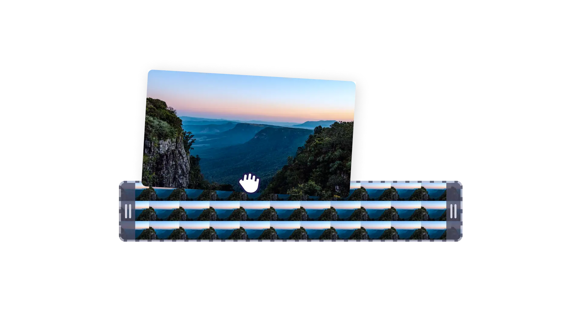 User adding a video to Clipchamp