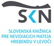 Múzeum špeciálneho školstva v Levoči - logo spolupracujúcej inštitúcie Slovenská knižnica pre nevidiacich Mateja Hrebendu v Levoči
