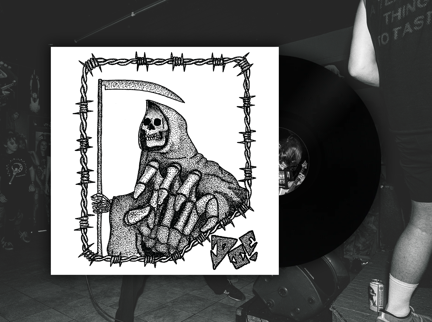 DIE. - S/T 12" [BLACK]