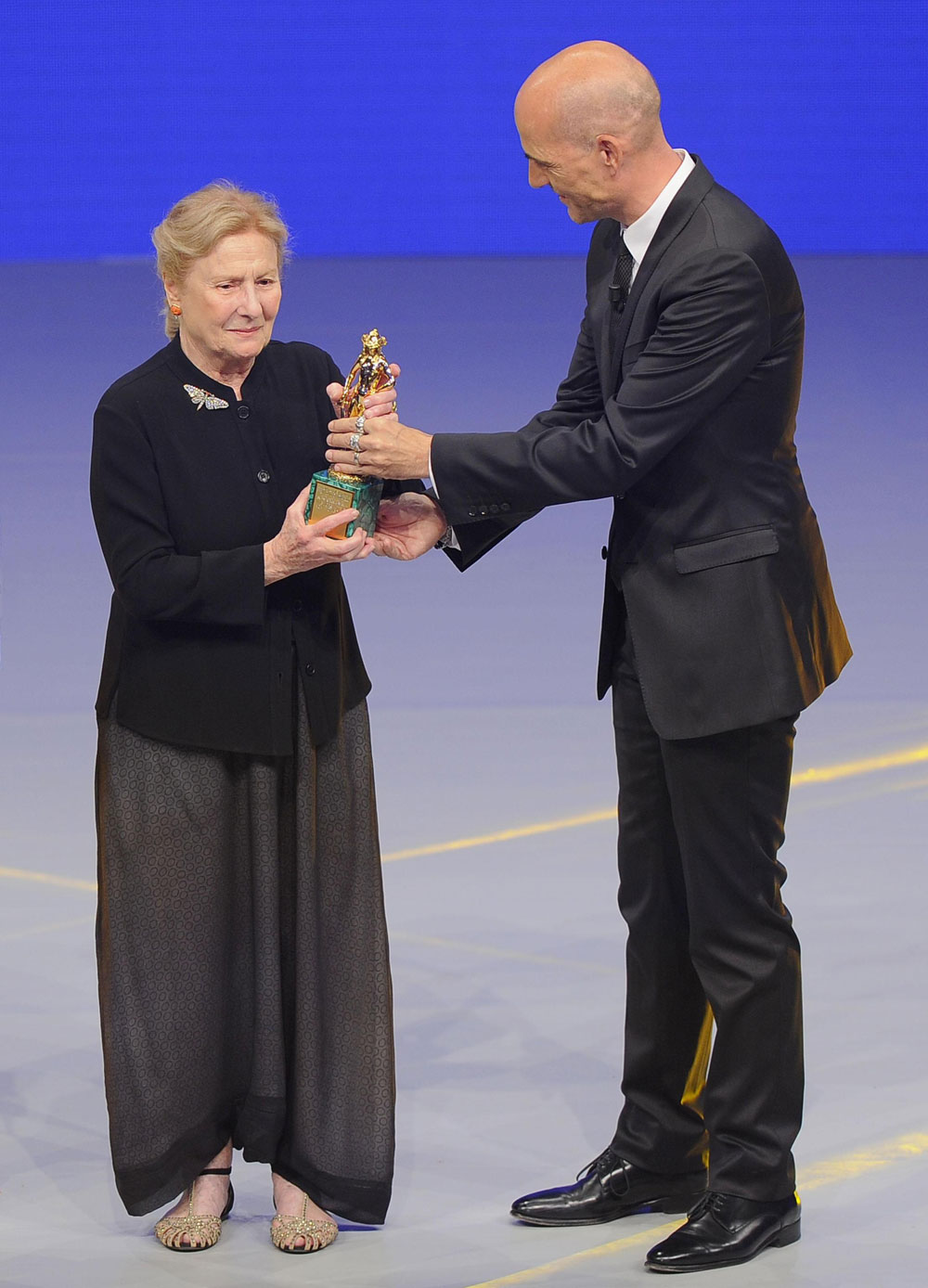 In foto Giulia Lazzarini (92 anni) Dall'articolo: Francesco Munzi, le mie �anime nere�.