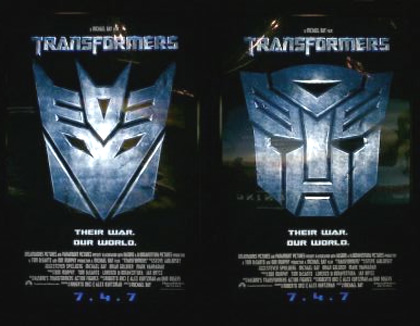 Locandina italiana Transformers