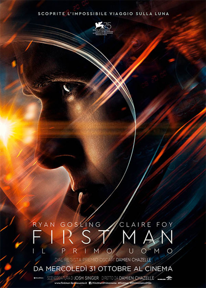 Locandina italiana First Man - Il Primo Uomo