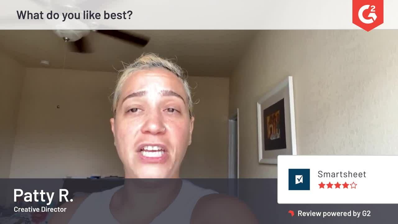 Avis sur Smartsheet par Patricia R.