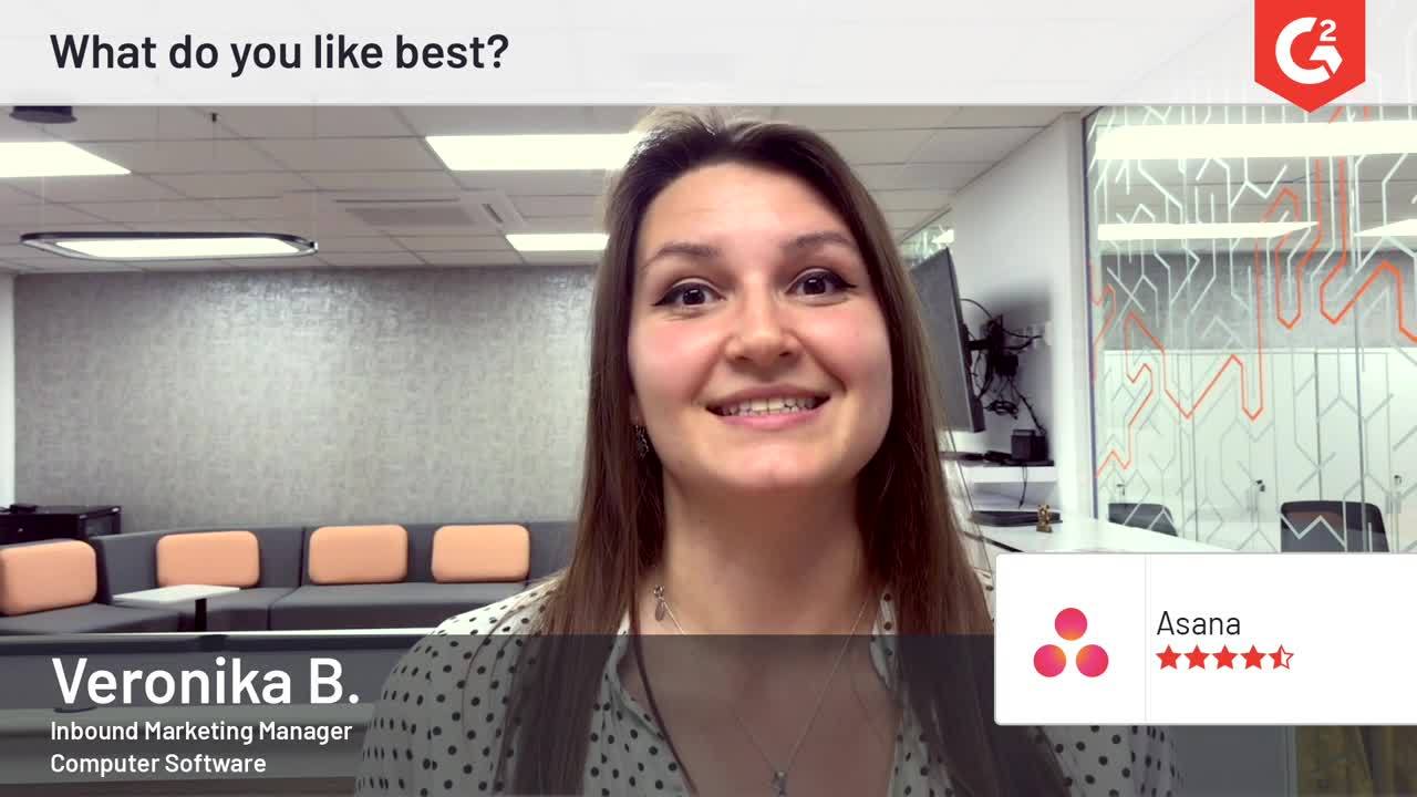 Recensione di Asana da parte di Veronika V.