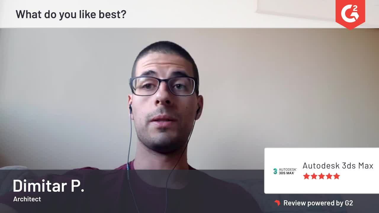 Avis sur Autodesk 3ds Max par Dimitar P.