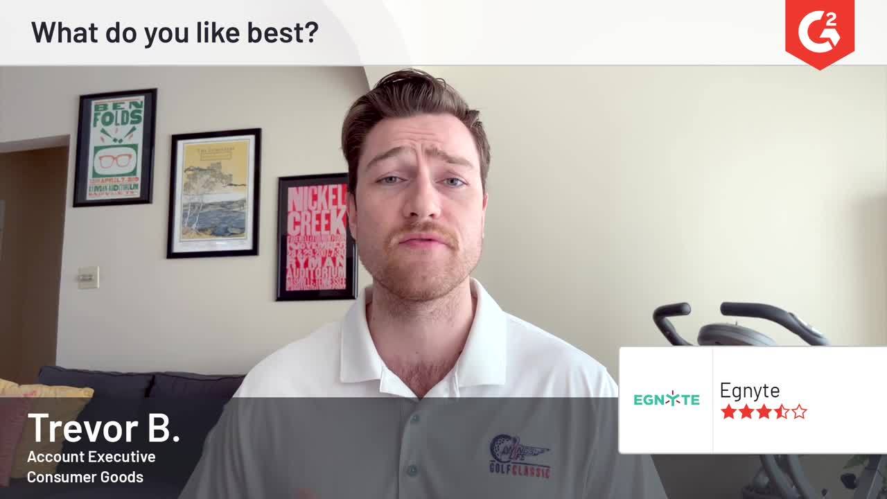 Recensione di Egnyte da parte di Trevor B.