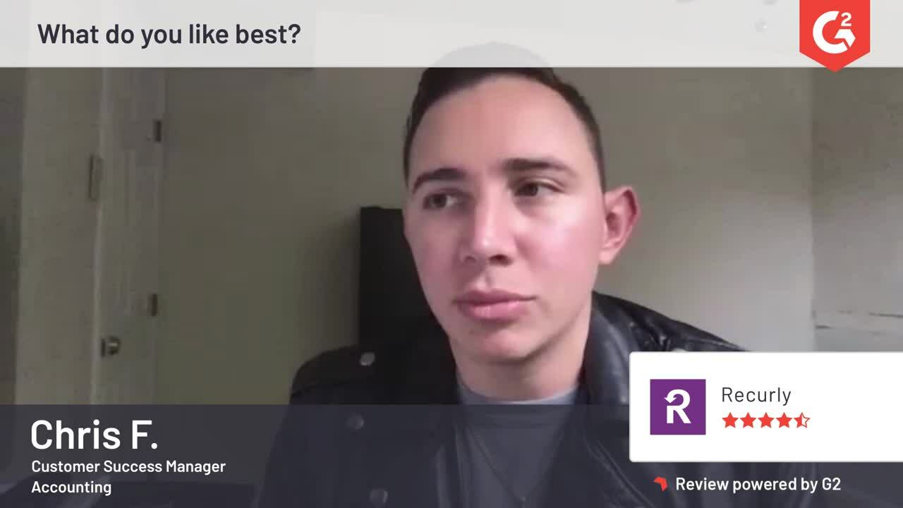 Reseña de Recurly por Christopher F.