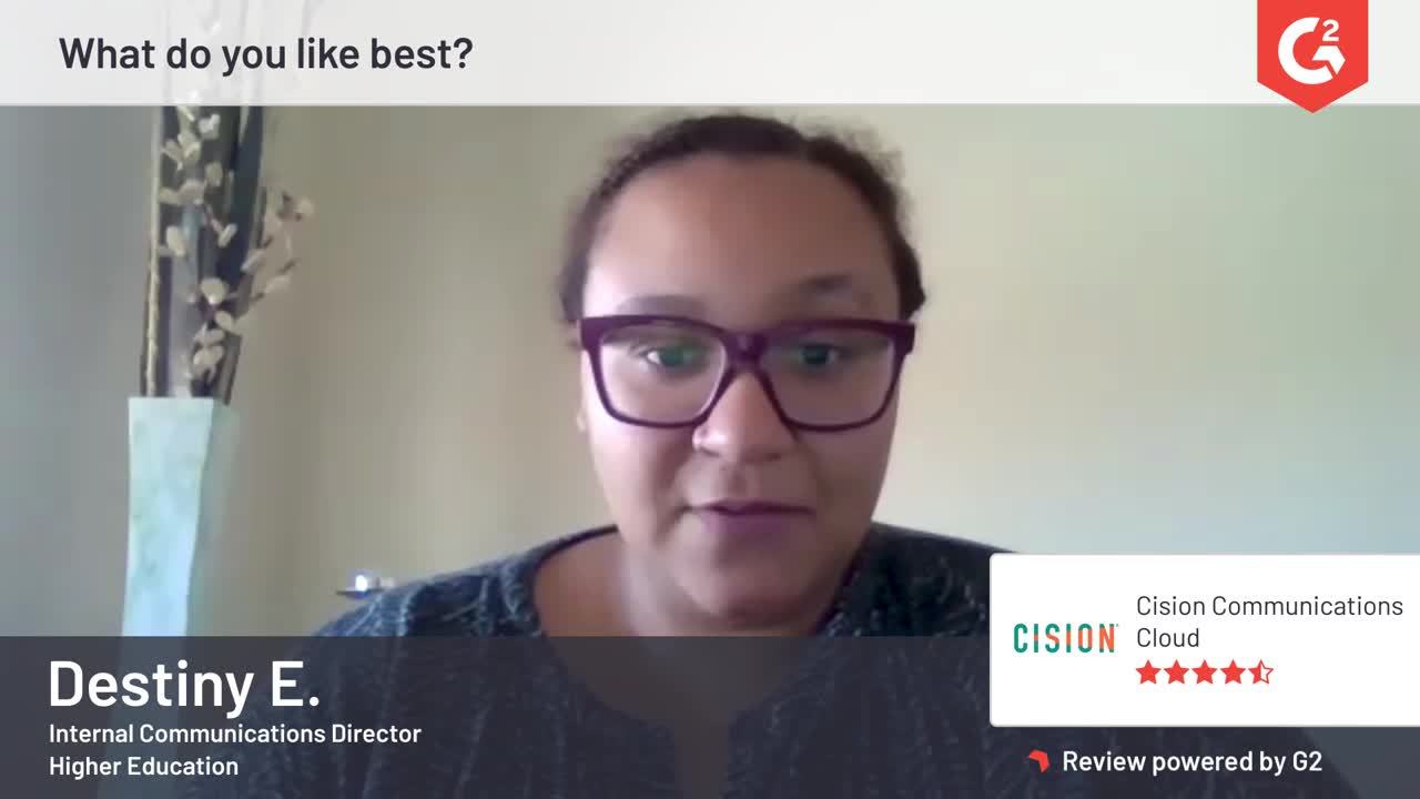 Reseña de CisionOne por Destiny E.