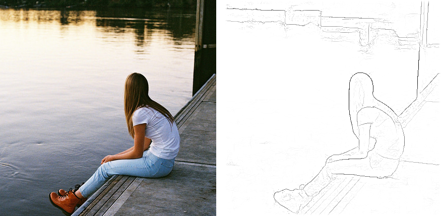 boundaries estimation with structured forests